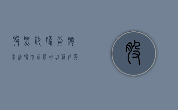 股票代码查询，掌握股市动态的必备技能