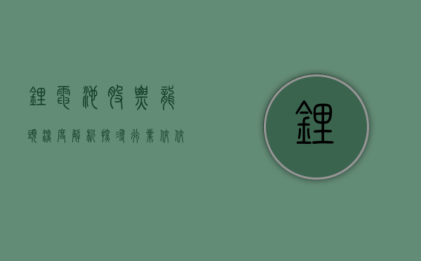 锂电池股票龙头深度解析，探寻行业佼佼者