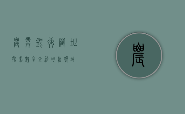 农业银行网址，探索数字金融的新领域