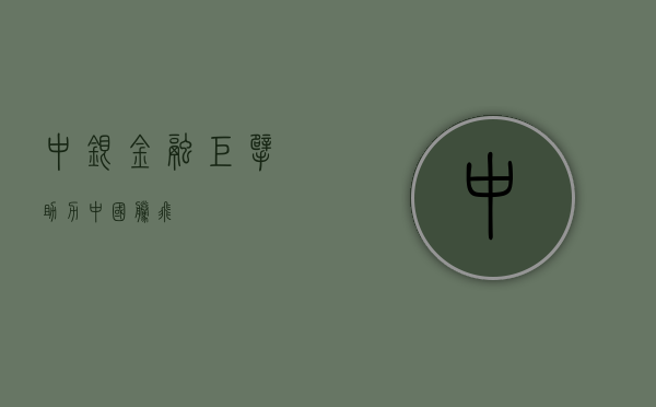 中银，金融巨擘，助力中国腾飞