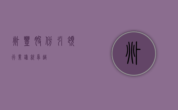 兆丰股份，引领行业，铸就卓越