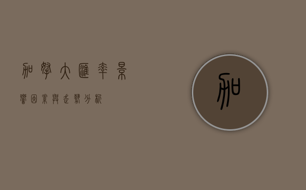 加拿大汇率，影响因素与走势分析