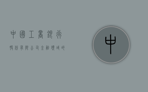 中国工商银行股份有限公司，金融领域的领航者