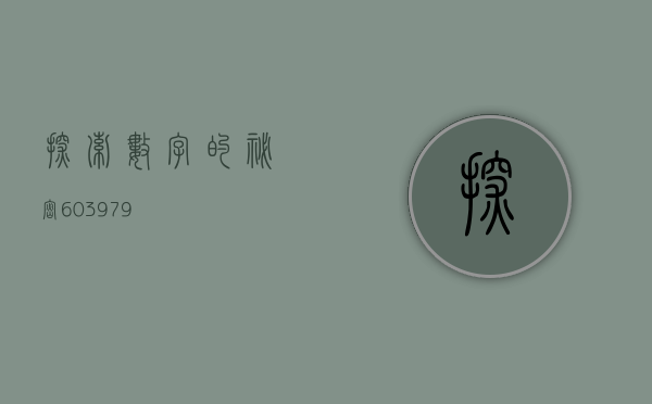 探索数字的秘密，603979