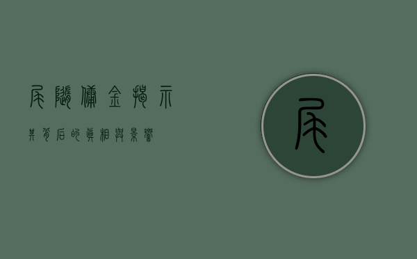 尾随佣金，揭示其背后的真相与影响