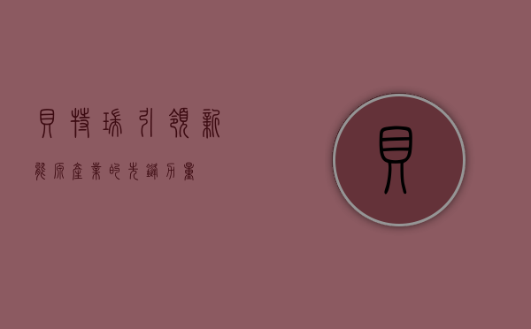贝特瑞，引领新能源产业的先锋力量