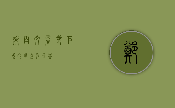 郑百文，商业巨头的崛起与影响