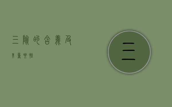 三险的含义及其重要性