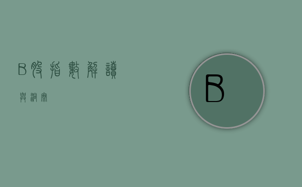 B股指数，解读与洞察