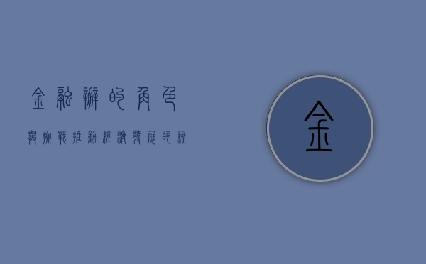 金融办的角色与挑战，推动经济发展的核心力量