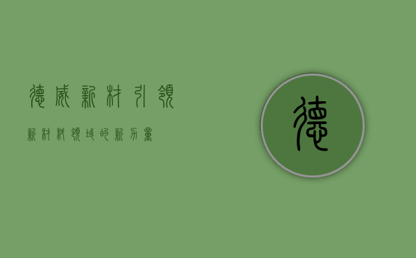 德威新材，引领新材料领域的新力量